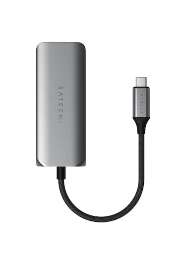 Satechi 4 İn 1 Usb-c Hub 2.5gbit Ethernet Uzay Grisi St-h3c25em