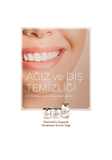 TheLifeCo Organik Hindistan Cevizi Yağı 337 ML