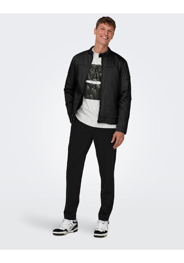 Only & Sons Onsrafael Jacket Otw Cs Erkek Mont-27689-Siyah