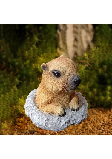 Pazly Veranda Sıçanı Saksısı Homyl Heykeli Bahçe Dekoru Dağ Çiçek