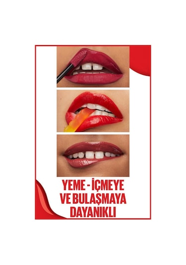 Maybelline New York Super Stay Vinyl Ink Kalıcı Likit Parlak Ruj 10 Lippy