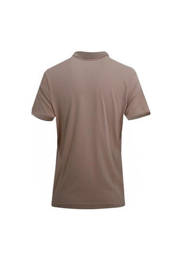Uki Taş Comfort Fit Polo Yaka Pike T-shirt Taş