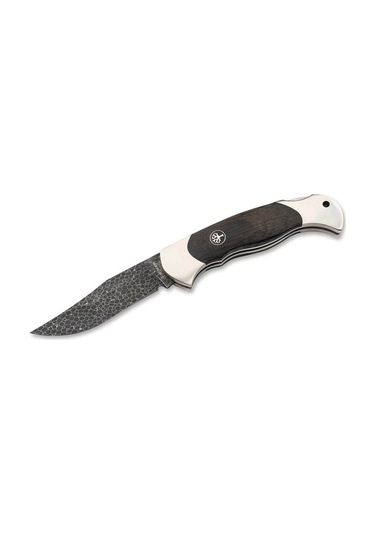 Böker Manufaktur Scout Bog Oak Damask Çakı Kahverengi