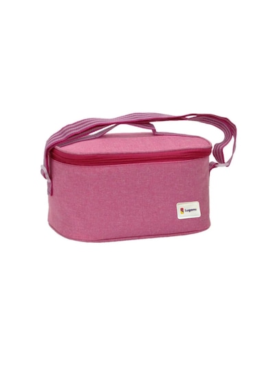 Termoslu Beslenme Çantası Pembe Renk