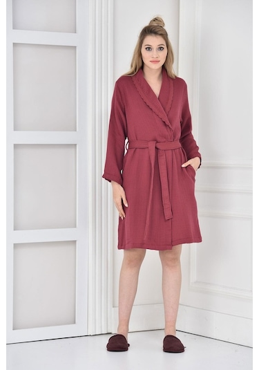 Ecocotton Alessa Kadın Pike Bornoz