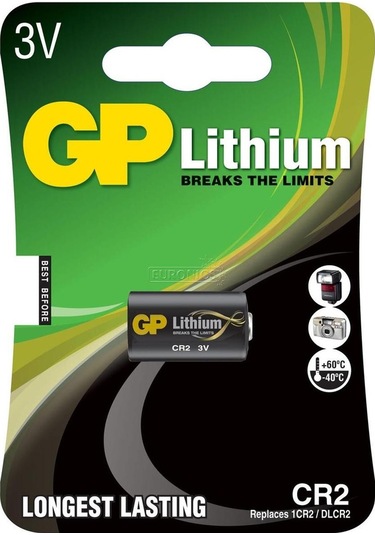 Gp Cr2e-2ue1 Pil Cr2 3v Lityum