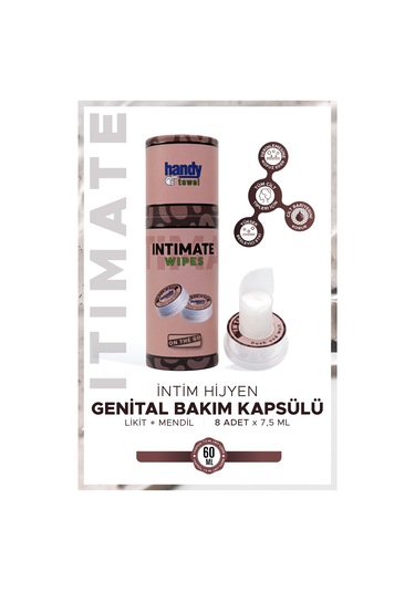 Handytowel Intimate Wipes 8 x 7.5 ML