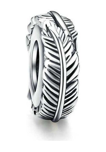 Fastbuy 925 Ayar Gümüş Bohemya Tüy Boncuk Kadın Bilezik, Renkli Dıy Aksesuar Çok Renkli