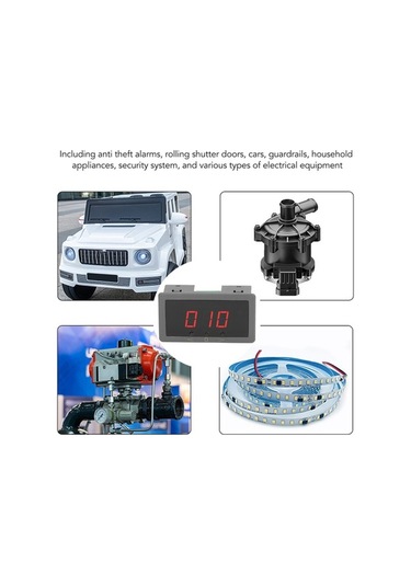 Besthome1 Dc Motor Hız Kontrol Cihazı 6-30v 8a Maks Akım Kablosuz Kumanda Pwm Tek 60w Motor Uyumlu