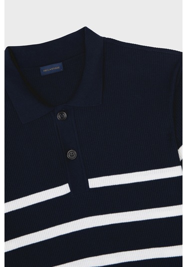 Paul & Shark Erkek Polo Yaka T Shirt 24411625 201 Lacivert Lacivert