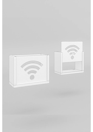 Modem Saklama Kutusu 15x23x11