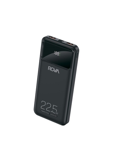 Rova RV - PWS608 10000 mAh Taşınabilir Şarj Cihazı Powerbank Siyah