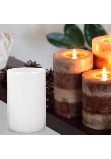 Gildedwill Silikon Mum Kalıbı, Mum Yapımı İçin Sütun Mum Kalıbı, Kendin Yap Mum Yapımı Kalıbı