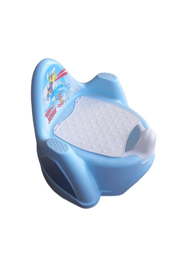 Plastik Lazımlık Tom ve Jerry Mavi D3 Mavi