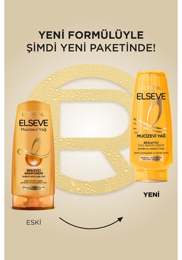 ELSEVE Mucizevi Yağ Besleyici Saç Bakım Kremi 250 ml
