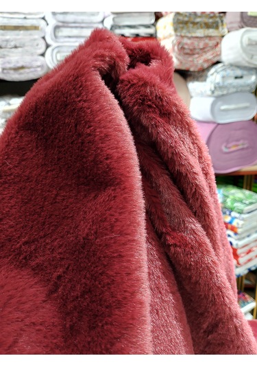 Toskana Peluş Kumaş Bordo