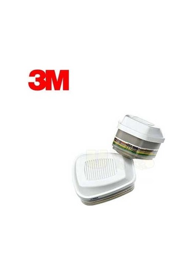 3M 6099 ABEK2P3 Organik, Anorganik, Asit Gaz ve Buhar Filtresi (1