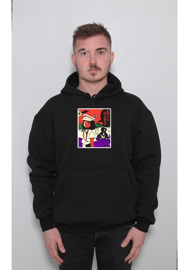 Anime Japanese Japon Sweatshirt Unisex Kapu onlu Hoodie 001 Siyah 2XL Fiyatlar ve Ozellikleri