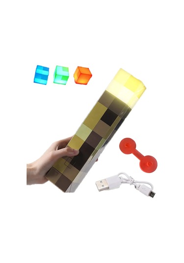 El Feneri, Led Işık, Usb Şarj Edilebilir Gece Lambası, Çocuklara A