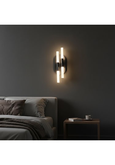 Linea 2 Pilli Aplik Siyah