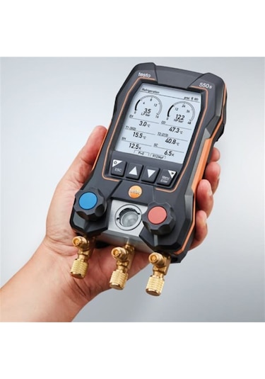 Testo 550S Akıllı Dijital Manifold Seti