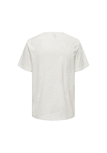Only & Sons Erkek T Shirt 22029457 Ekru