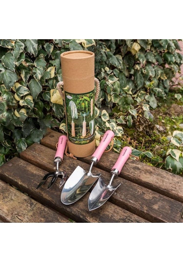 Gardenwind Natural P1729003 Paslanmaz 3Lü Bahçe Seti Dar-Geniş Kü