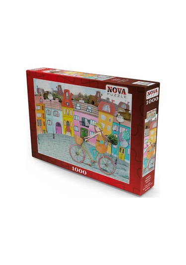 Nova 1000 Parça Bisikletle Gezinti Puzzle