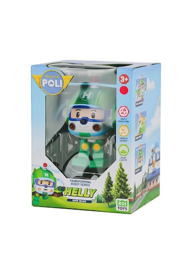 Polı Mrt-688 Sesli Ve Işıklı Robocar Poli Büyük Transforming Robot Helly -necotoys Robocar Poli