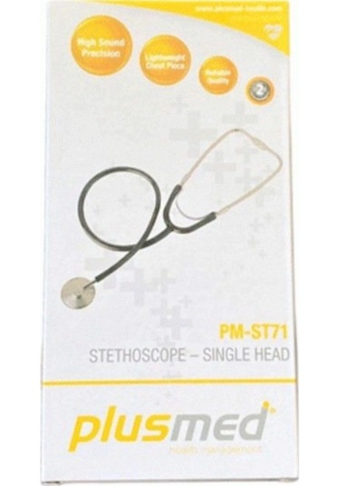 Plusmed PM-ST71 Tek Taraflı Hassas Stetoskop Siyah