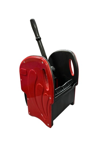 Çift Kovalı Plastik Temizlik Paspas Arabası Islak Mop Set 12 Li