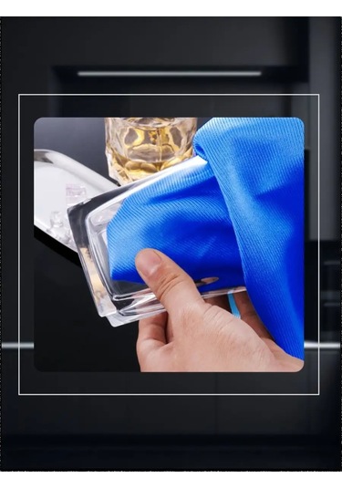 Oxhause Cam Ve Aynalar İçin Mikrofiber Temizlik Bezleri 166199132 Mavi