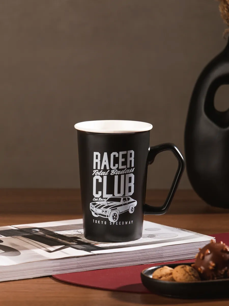 Lefard Men's Club Çay Ve Kahve Fincanı 420 Ml, Porsel 322137339 Siyah