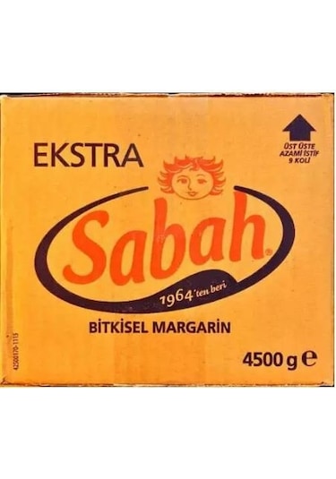Sabah Bitkisel Margarin Yağı 4500 G
