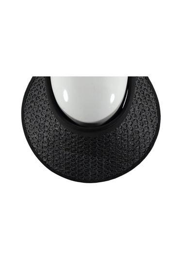 Uv Korumalı 50 Faktör Kadın Hasır Vizör Şapka Örgü Tasarım Vizör Füme