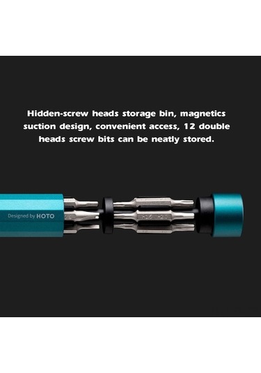 Pazly 24'lü Cep Boy Çok Amaçlı Vidalama Seti - Manyetik Tornavida Takımı Telefon, Saat, Gözlük Tamiri İçin