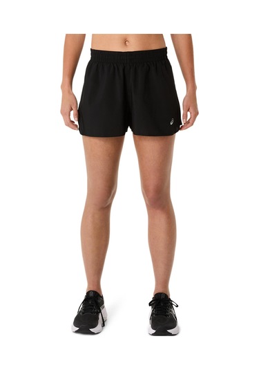 Asics Asıcs Core Splıt Short Kadın Black/pure Silver Şort 2012d182-001 Black/pure Silver