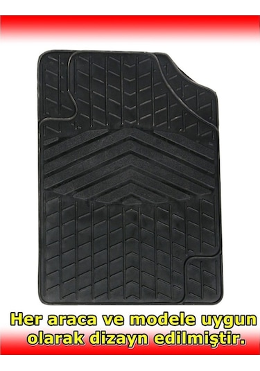 Ford Focus Iıı Sedan UYUMLU MARS KAUÇUK SİYAH PASPAS SETİ N11.133