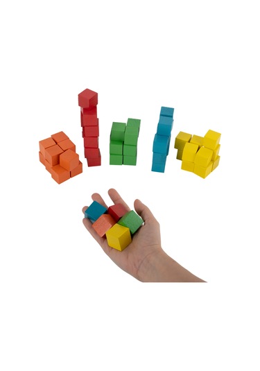 Renkli Ahşap Küpler