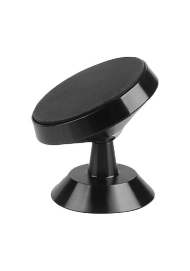 Skycity Araç İçin Manyetik Telefon Tutucu, Alüminyum Alaşım, 360 Dönebilen, Güçlü Manyet, Çok Amaçlı Masa/ev/araç , Siyah Diğer