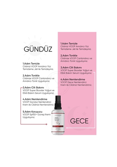 Voop Super Booster 4 Kat Etkili Serum 30 ML