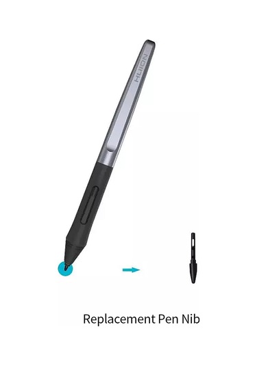 Vkemall Huion Pn04 Uçlu Kalem Uçları - 10 Adet Siyah Pw100/pw201 Uyumlu Optik