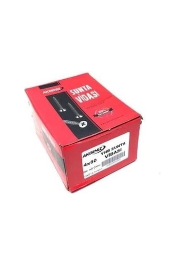 Akdeniz Sunta Vidası 4X60 Sunta Vidası-6 CM Vida- Sunta Vidasi 4X60-6 CM-100 Adet