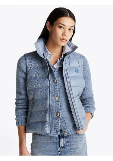 Tommy Hilfiger Tommy Hılfıger Kadın Yelek Ww0ww43773-dy9 Mavi
