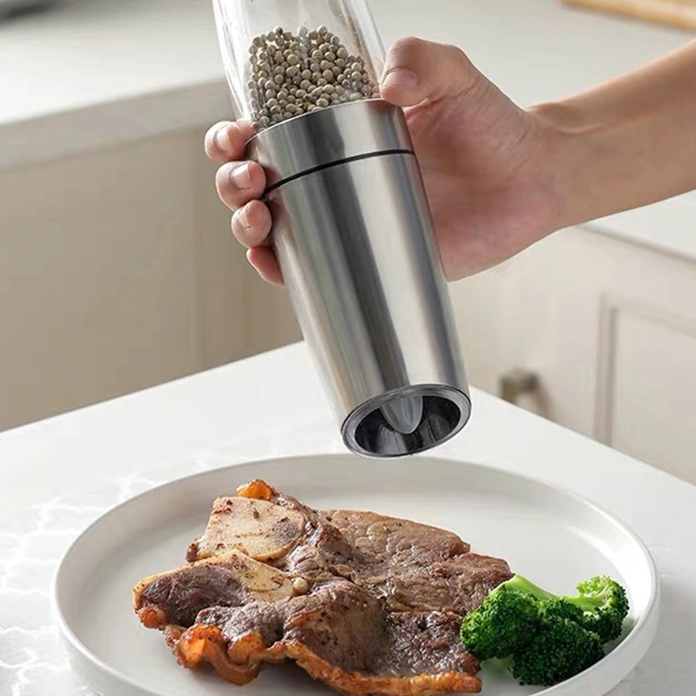 Padalink Siyah Pürüzlü Elektrikli Alevlenir Gürültü Yok Gıda Değirmeni, Seramik Tefli, Ayarı Kolay, Çelik Kapak, Pil Yok, 200ml Kabin Çok Renkli