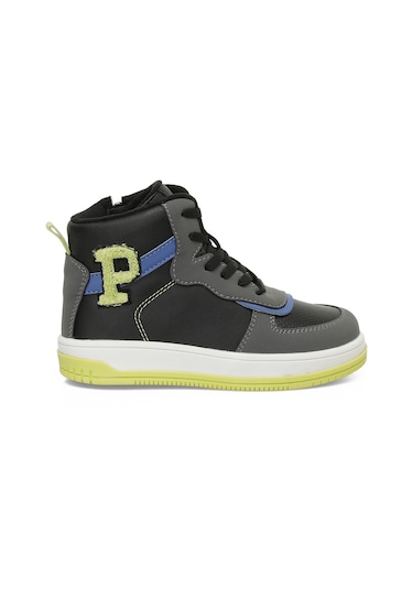 Polaris Patch.p4pr Siyah Erkek Çocuk High Sneaker 000000000101886652 Siyah