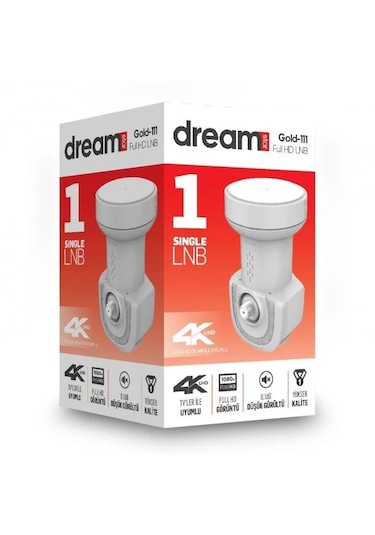 Dreamstar Gold-111 4k Single Tekli Lnb Full Hd 1080p