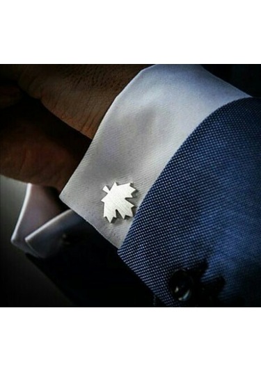 Çınar Yaprağı Kol Düğmesi