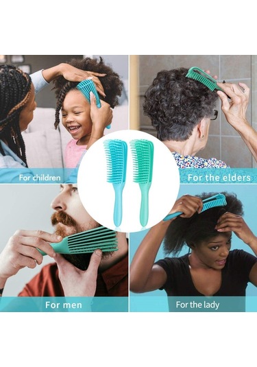 Lnkerco Tarak Saç Fırçası Saç Derisi Masaj Dolaşık Açıcı Saç Fırçası Dolaşık Açıcı Kafa Masajı Kadın Erkek Salon Kuaförlük Şekillendirici Araçları