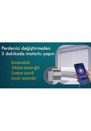 Rovline Akıllı Perde Motoru Rv500 Stor Perde Kasaya Montaj
